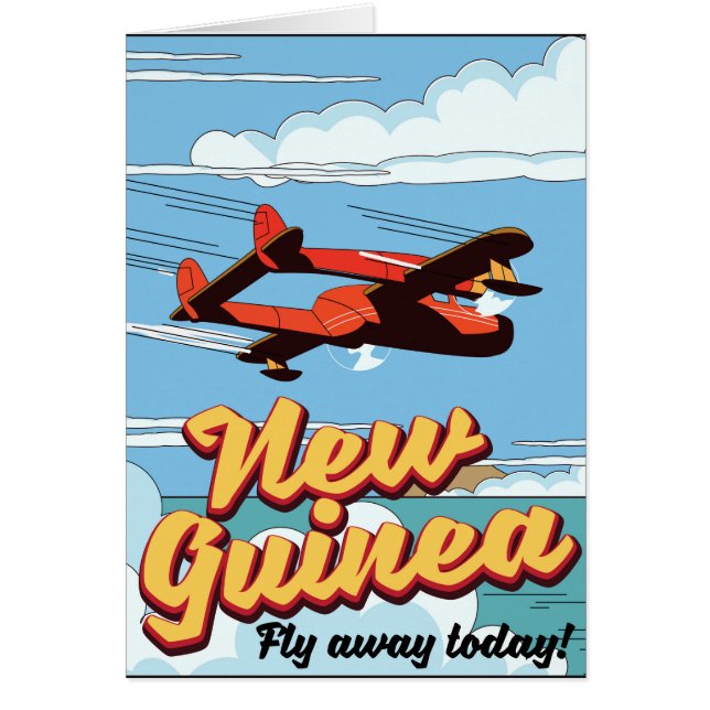Neue Guinea Abenteuer Poster. (Vorne)