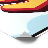 Neue Guinea Abenteuer Poster. Poster (Ecke)
