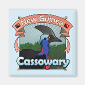 Neue Guinea Cassowary Magnet (Vorne)