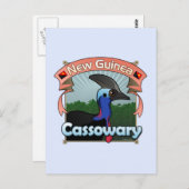 Neue Guinea Cassowary Postkarte (Vorne/Hinten)