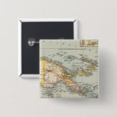 Neue Guinea, Papuan Archipelago Button (Vorne & Hinten)