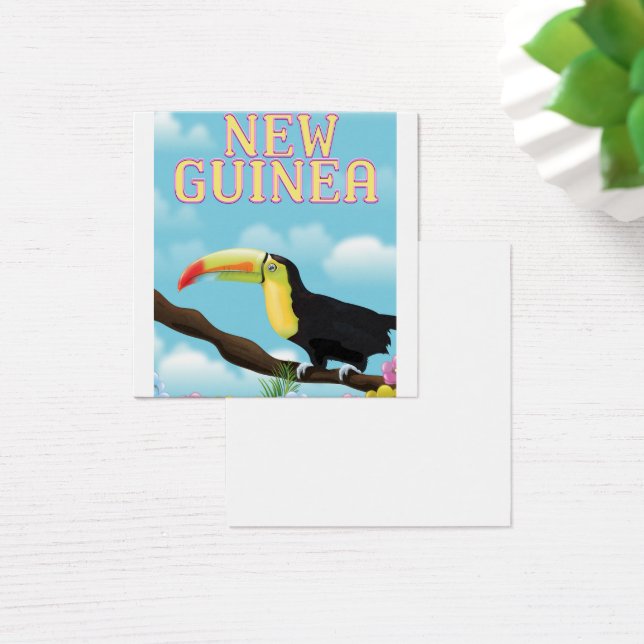 Neue Guinea Toucan Reiseplakat (Schreibtisch)