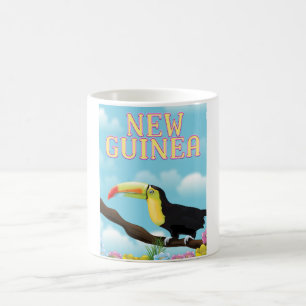 Neue Guinea Toucan Reiseplakat Kaffeetasse