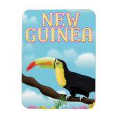 Neue Guinea Toucan Reiseplakat Magnet (Vertikal)