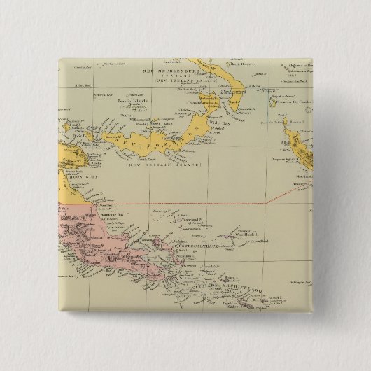 Neue Guinea und Salomonen Button (Vorderseite)