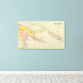 Neue Guinea und Salomonen Leinwanddruck (Insitu (Holzboden))