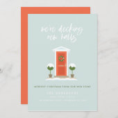 Neue Hallen| Neuer Zuhause, Neuer Adresstag Einladung (Vorne/Hinten)