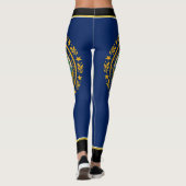Neue Hampshire-Flagge Leggings (Rückseite)