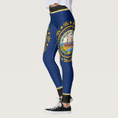 Neue Hampshire-Flagge Leggings (Links)