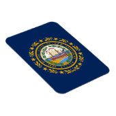 Neue Hampshire-Flagge Magnet (Rechte Seite)
