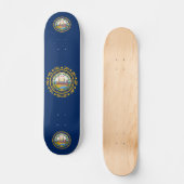 Neue Hampshire-Flagge Skateboard (Vorderseite)