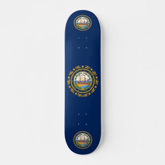 Neue Hampshire-Flagge Skateboard (Vorne)