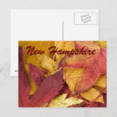 Neue Hampshire Herbst Blätter Postkarte (Vorne/Hinten)