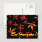 Neue Hampshire Herbst Blätter Postkarte (Vorne/Hinten)