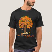 Neue Hampshire Herbst Herbst Blätter Leaf Blätter T-Shirt (Vorderseite)