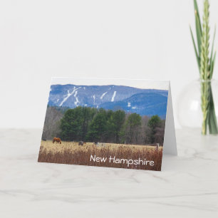 Neue Hampshire-Karte Dankeskarte