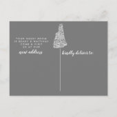 NEUE HAMPSHIRE-Karte für die Ankündigung eines Wec (Rückseite)