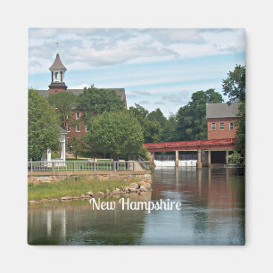 Neue Hampshire-Landschaft Magnet