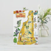 Neue Hampshire Map Moving Ankündigung (Stehend Vorderseite)