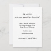 Neue Hampshire Map Moving Ankündigung (Rückseite)