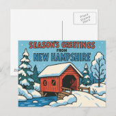 NEUE HAMPSHIRE-Postkarte Postkarte (Vorne/Hinten)