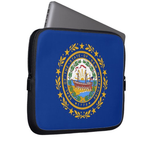 Neue Hampshire State Flag Laptop Sleeve (Vorne Rechts)