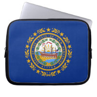 Neue Hampshire State Flag Laptop Sleeve