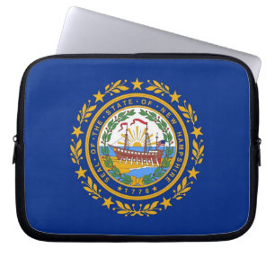 Neue Hampshire State Flag Laptop Sleeve