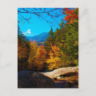 Neue Hampshire White Mountains Herbstszene 2013 Postkarte