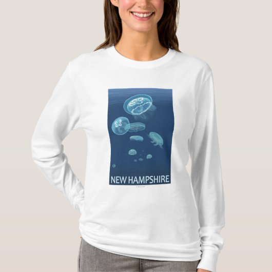 Neue HampshireJellyfish Szene T-Shirt (Vorderseite)