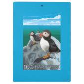 Neue HampshirePuffins Szene Klemmbrett (Rückseite)