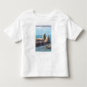 Neue HampshireSea Löwe-Szene Kleinkind T-shirt (Vorderseite)