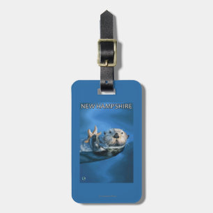 Neue HampshireSea Otter-Szene Gepäckanhänger