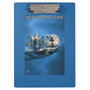 Neue HampshireSea Otter-Szene Klemmbrett