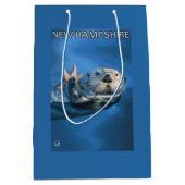 Neue HampshireSea Otter-Szene Mittlere Geschenktüte (Vorderseite)