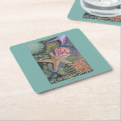 Neue HampshireTidepool Szene Rechteckiger Pappuntersetzer (angewinkelt)