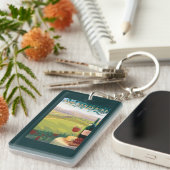 Neue HampshireWine Land-Szene Schlüsselanhänger (Vorderseite rechts)