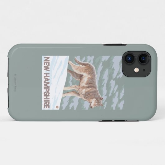 Neue HampshireWolf Szene Case-Mate iPhone Hülle (Rückseite (Horizontal))