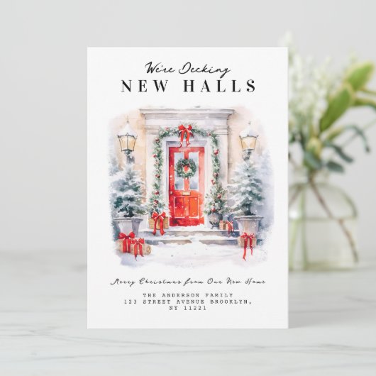 NEUE HÄNDE | Umlaufankündigung Feiertagskarte (Stehend Vorderseite)