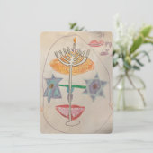 Neue Hannukah Card! Feiertagskarte (Stehend Vorderseite)