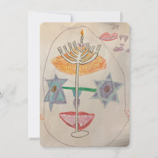 Neue Hannukah Card! Feiertagskarte