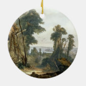 Neue Harmonie auf dem Wabash, überziehen 2 von Keramik Ornament (Hinten)