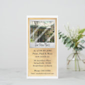 Neue Hausadressbenachrichtigungskarte Ankündigung (Stehend Vorderseite)