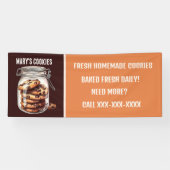 Neue, hausgemachte Cookies fügen Textanbietern hin Banner (Horizontal)