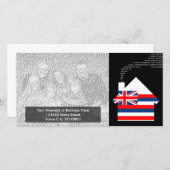 neue Hawaii-Adresse Ankündigung (Vorne/Hinten)