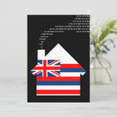 neue Hawaii-Adresse Ankündigung (Stehend Vorderseite)