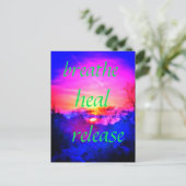 NEUE HEAL BRIGHT POSTCARD POSTKARTE (Stehend Vorderseite)