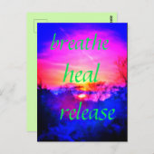 NEUE HEAL BRIGHT POSTCARD POSTKARTE (Vorne/Hinten)