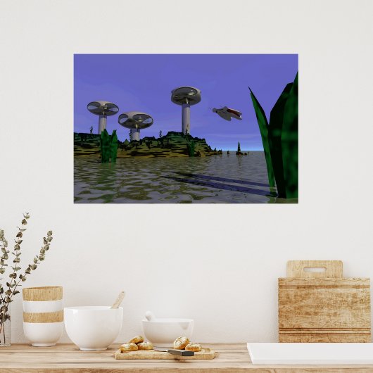 Neue Heimat Poster (Küche)