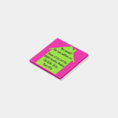 neue Heimatadresse Post-it Klebezettel (angewinkelt)